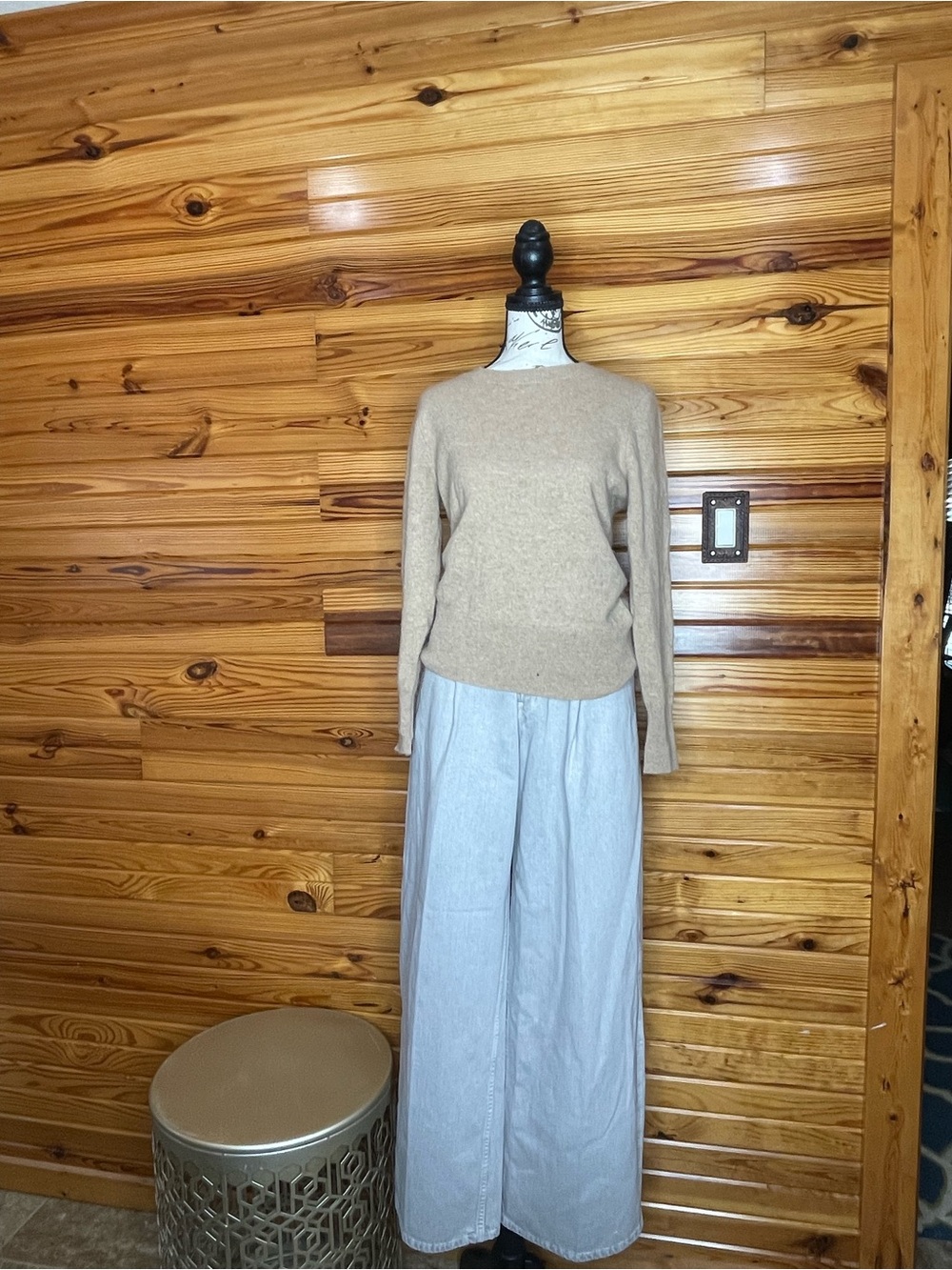 J. Crew Cashmere Scoop-Neck Sweater SZ S